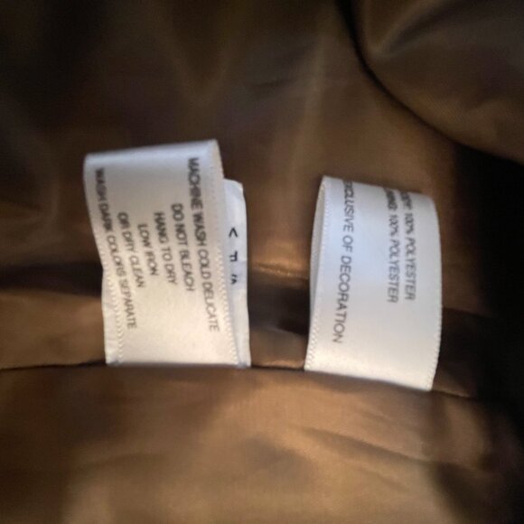 Cutter And Buck Jacket Mens XLarge XL Brown Faux Suede Bomber Golf Jacket - Picture 9 of 12